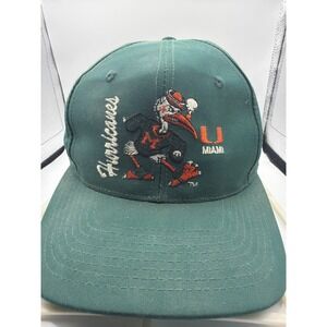 Vintage Front Row Miami Hurricanes Ibis SnapBack Hat